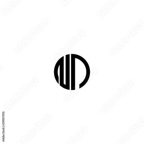NP N P Letter Logo Design Template