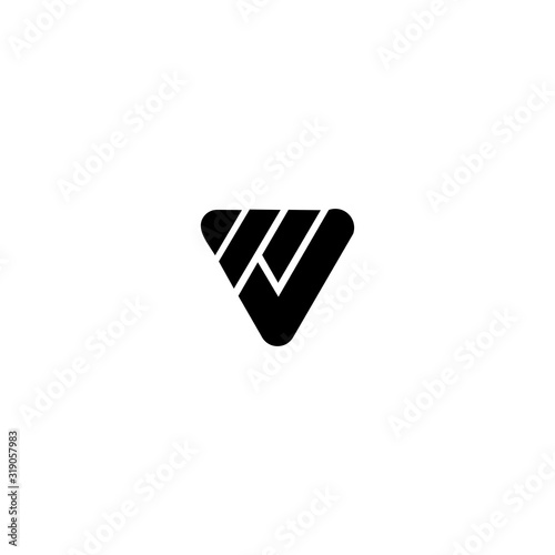 VM V M Letter Logo Design Template