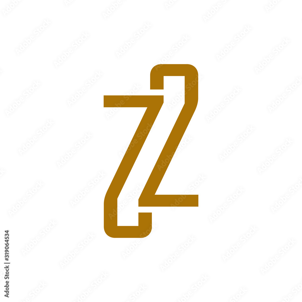 number 72 symbol simple geometric line logo vector number 72 symbol simple geometric line logo vector