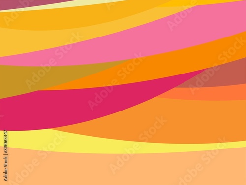 Wallpaper Mural The Amazing of Colorful Art Yellow, Pink Purple, Orange, Abstract Modern Shape Background or Wallpaper Torontodigital.ca