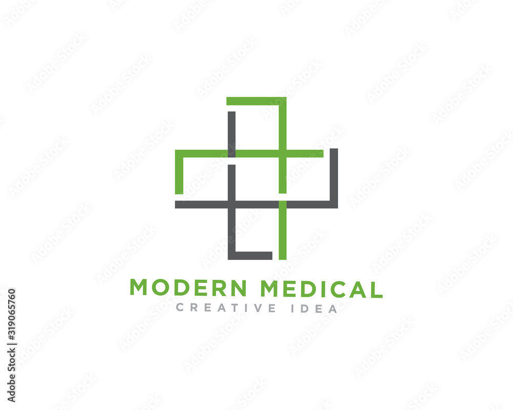 Obraz premium Medical Care Logo Design Vector