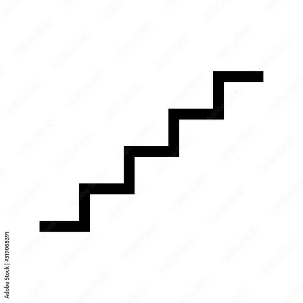 Stairs Symbol Icon Vector Design Illustration EPS 10