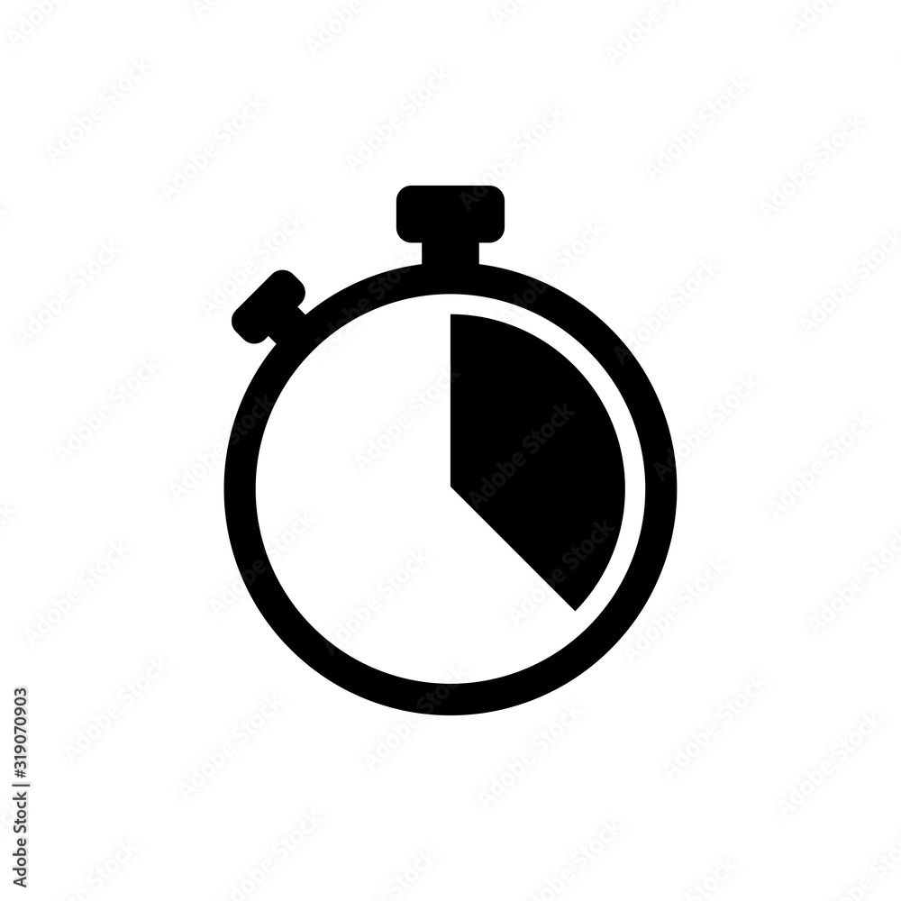 Stopwatch Symbol Icon Vector Design Illustration EPS 10 Stopwatch Symbol Icon Vector Design Illustration EPS 10