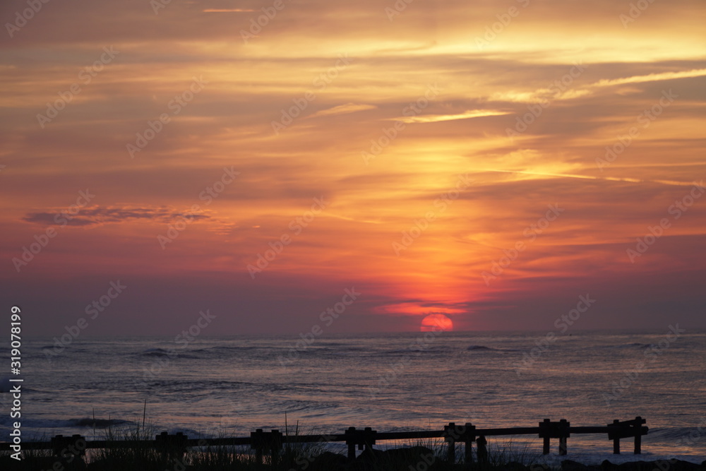 Sunset Over Ocean Sunset Over Ocean