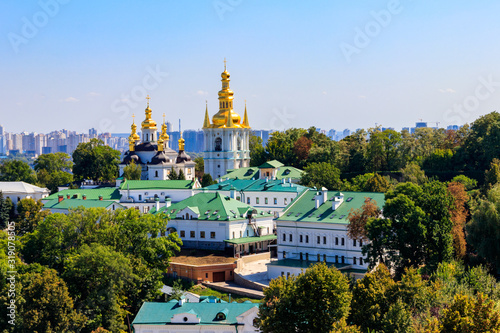 View of the Kiev Pechersk Lavra, also known as the Kiev Monastery of the Caves in Ukraine