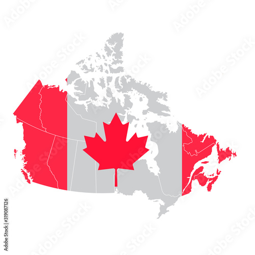 カナダ 国旗 地図 アイコン