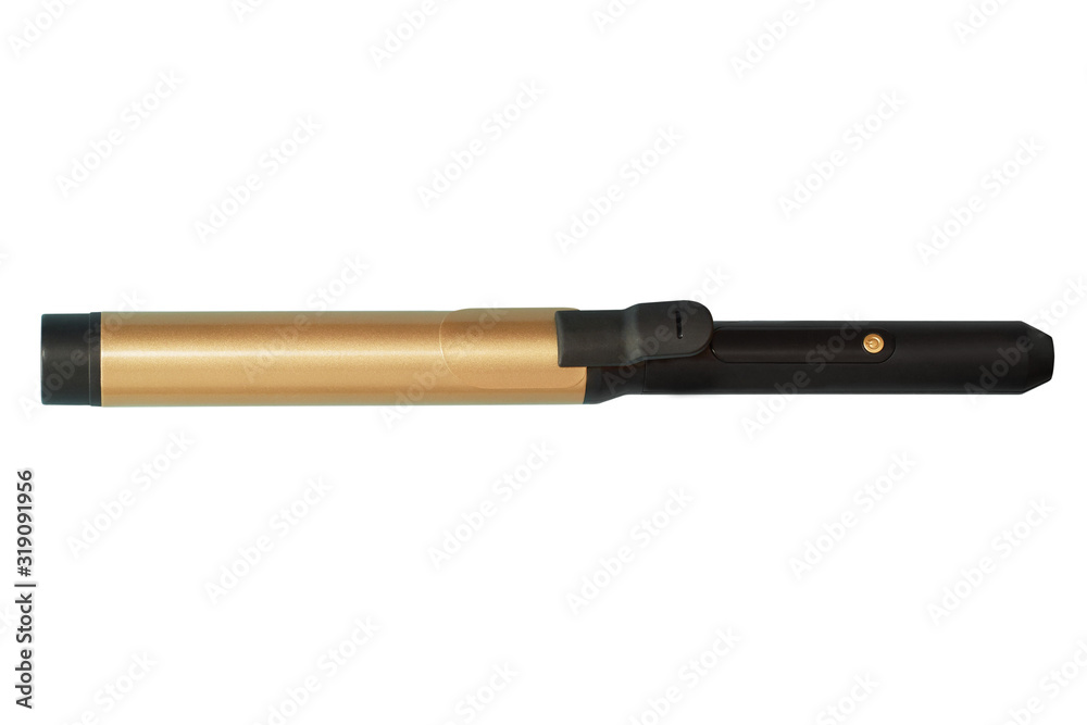 Curling iron isolated on white background