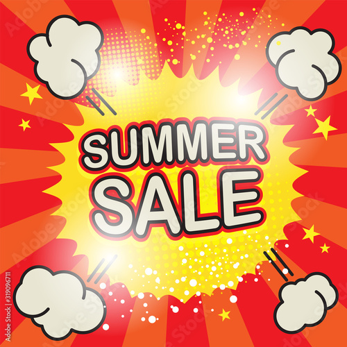 Summer Sale  end of season special offer banner
