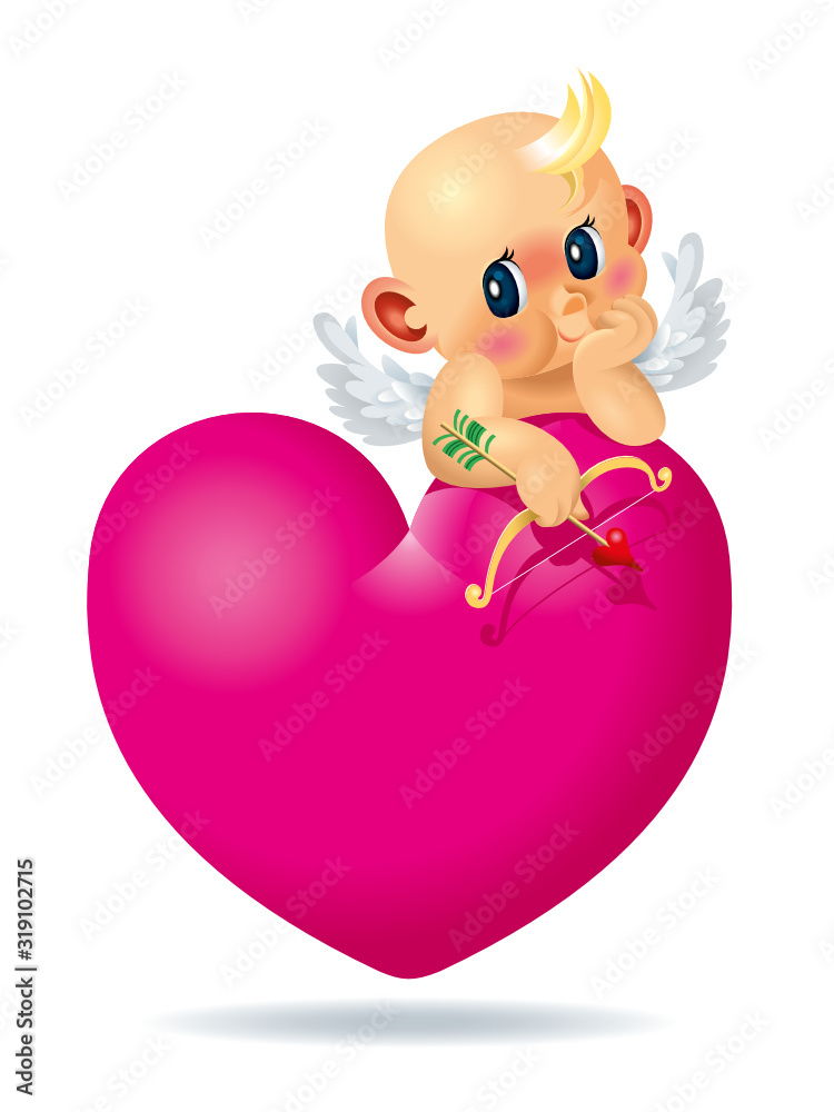 Shy pink love cupid Shy pink love cupid