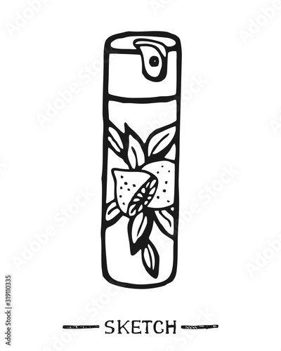 Air freshener on a white background in vector