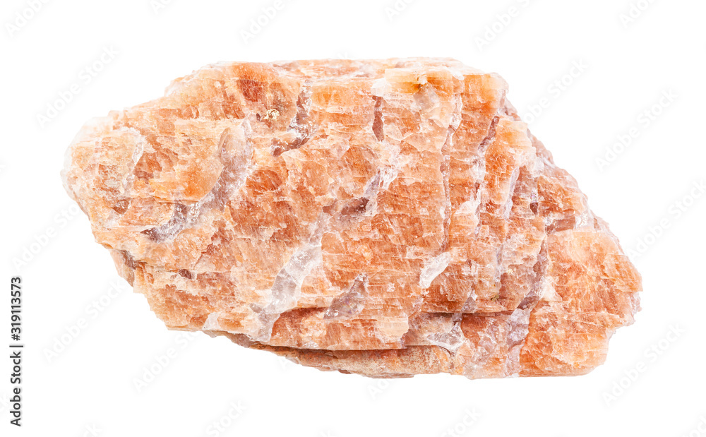 unpolished pegmatite rock isolated on white unpolished pegmatite rock isolated on white