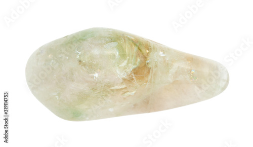 tumbled Prasiolite (green quartz) gem stone