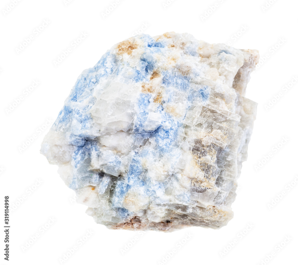 unpolished Vishnevite (sulfatic cancrinite) rock unpolished Vishnevite (sulfatic cancrinite) rock