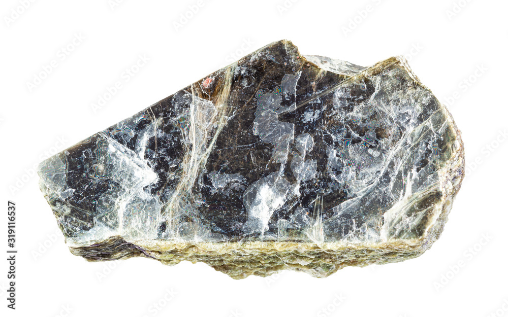 common muscovite mica isolated on white common muscovite mica isolated on white