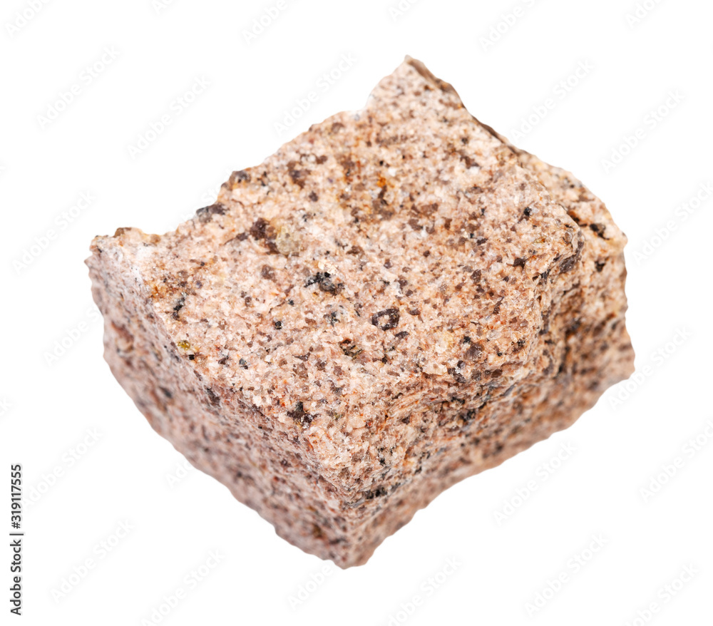 rough Aplite rock isolated on white rough Aplite rock isolated on white