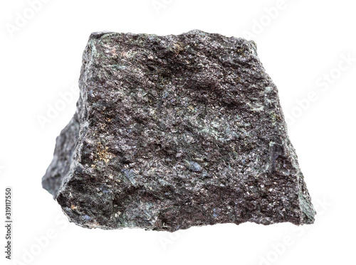 rough Magnetite ore (iron ore) isolated