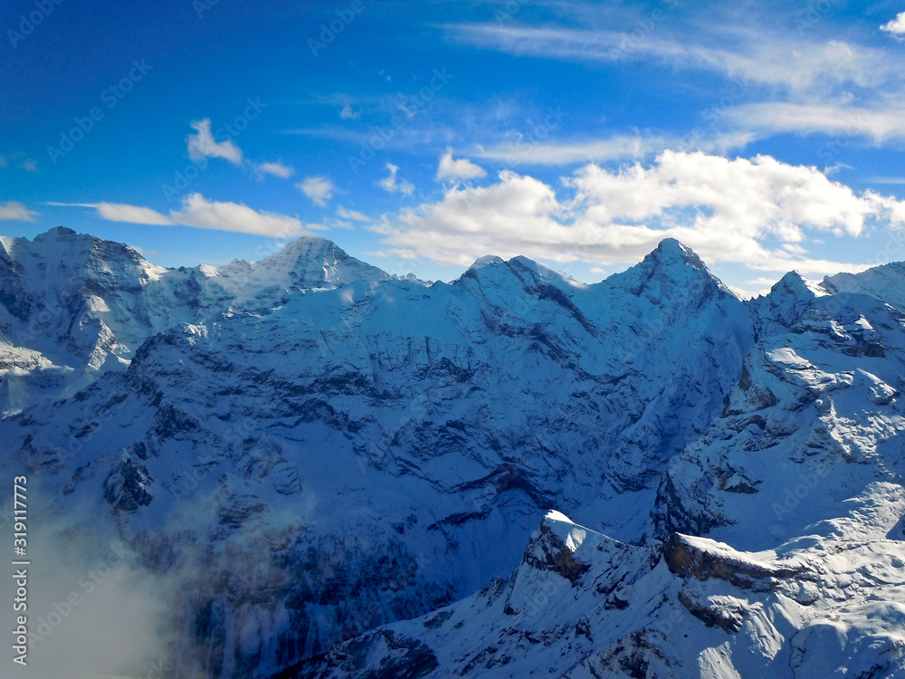 Fototapeta premium Schilthorn Berner Oberland in Switzerland - ZRH