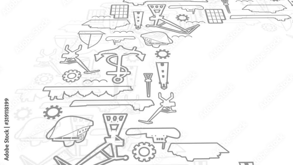 Sea port concept. Freight vessels or ships icons. Maritime transportation. Introduction or presentation template. Circle frame with thin line icons. Flag of the Germany Sea port concept. Freight vessels or ships icons. Maritime transportation. Introduction or presentation template. Circle frame with thin line icons. Flag of the Germany