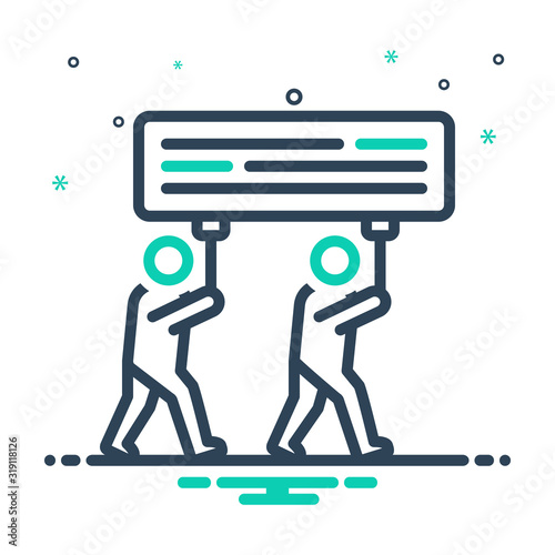 mix icon for demonstration 