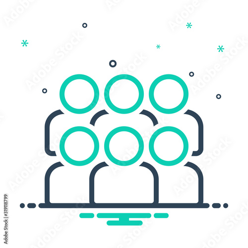 mix icon for people 