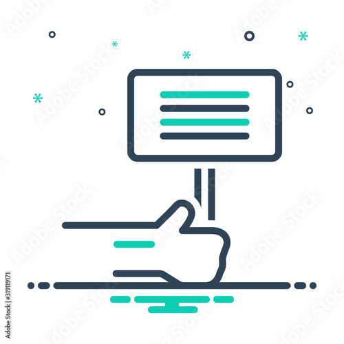 mix icon for demonstrate