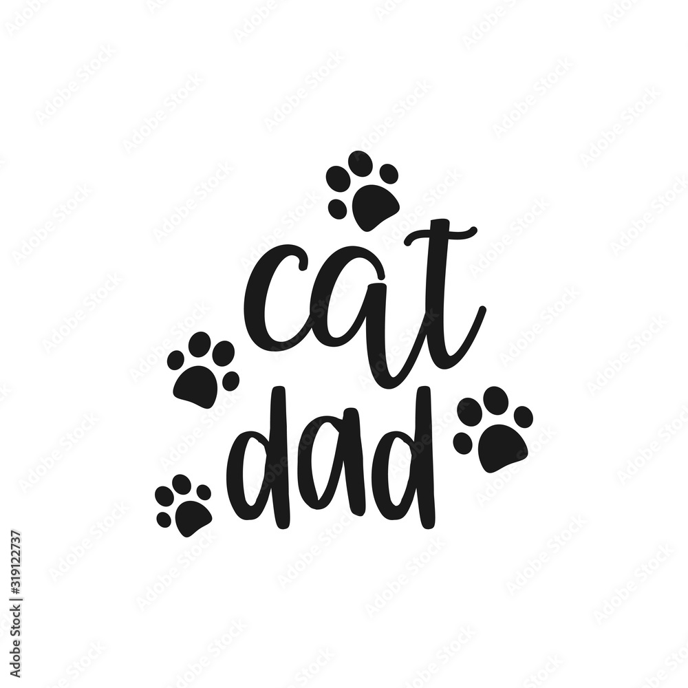 Cat quote lettering typography Cat quote lettering typography