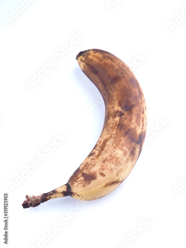 banana on a white background