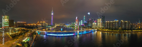 Aerial photo of Zhujiang New Town, Guangzhou, China © zhonghui