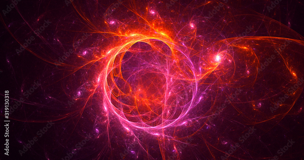 Fractal 3D rendering abstract and shiny background Fractal 3D rendering abstract and shiny background
