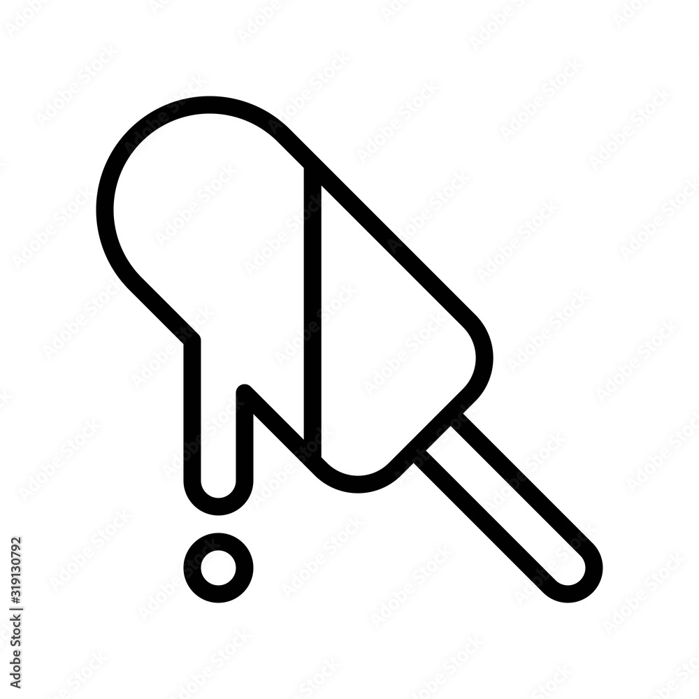 sweets and candy related ice cream vector in lineal style sweets and candy related ice cream vector in lineal style