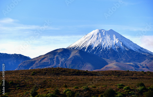 high mountain at New Zealand. the lord of the ring mountain.