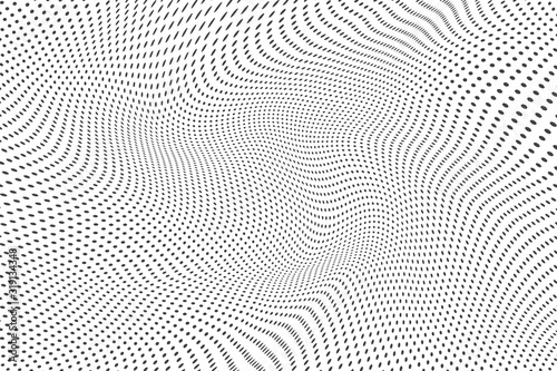 Fototapeta Naklejka Na Ścianę i Meble -  Vector dots illustration. Halftone abstract background.