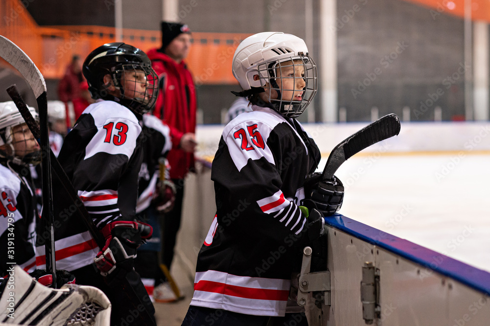 Hockey player. Kids hockey. Childs and sport, a healthy lifestyle. Hockey player. Kids hockey. Childs and sport, a healthy lifestyle.