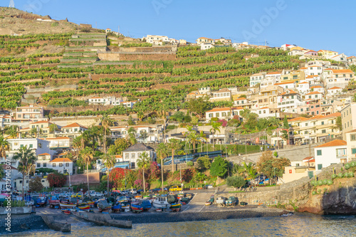Fototapeta Naklejka Na Ścianę i Meble -  The fishing village of Camara de Lobos in Madeira, Portugal