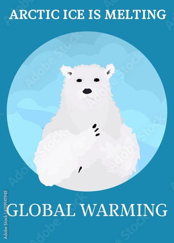 ice is melting in the Arctic, animals die