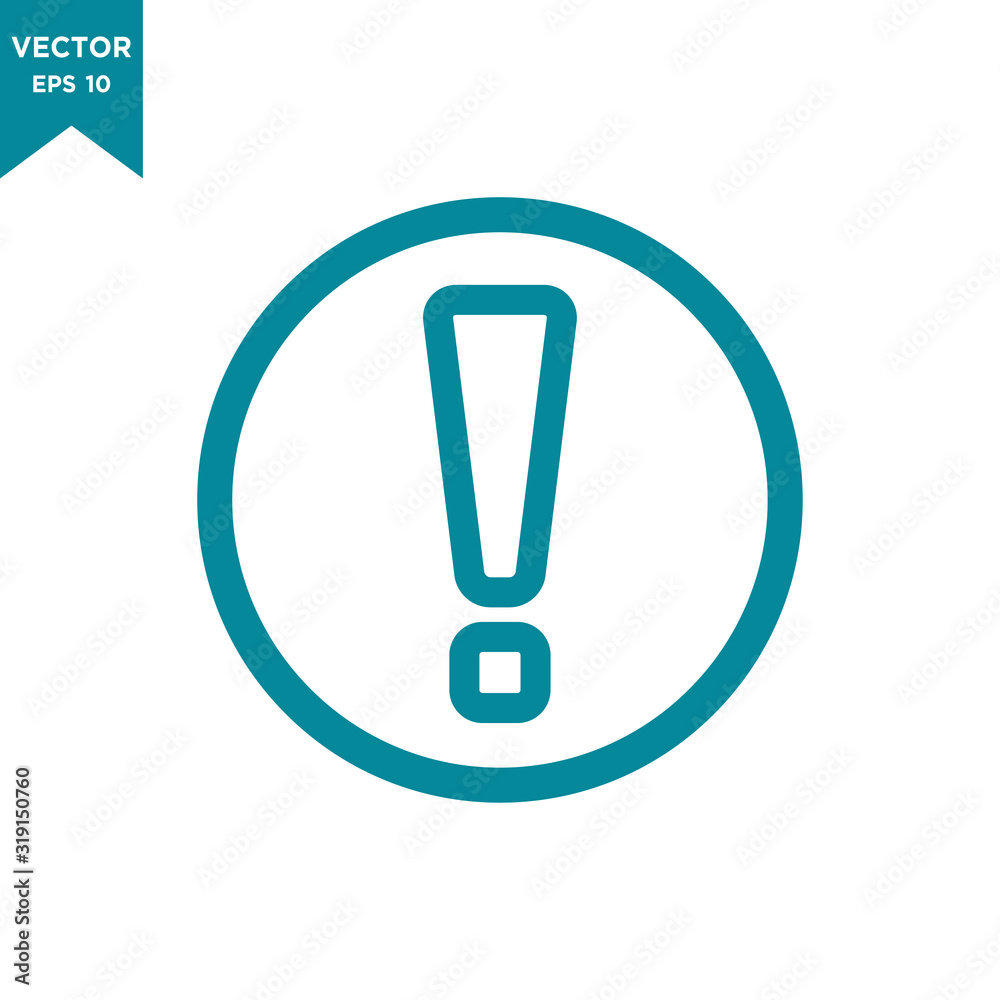 information icon in trendy flat style, exclamation icon information icon in trendy flat style, exclamation icon
