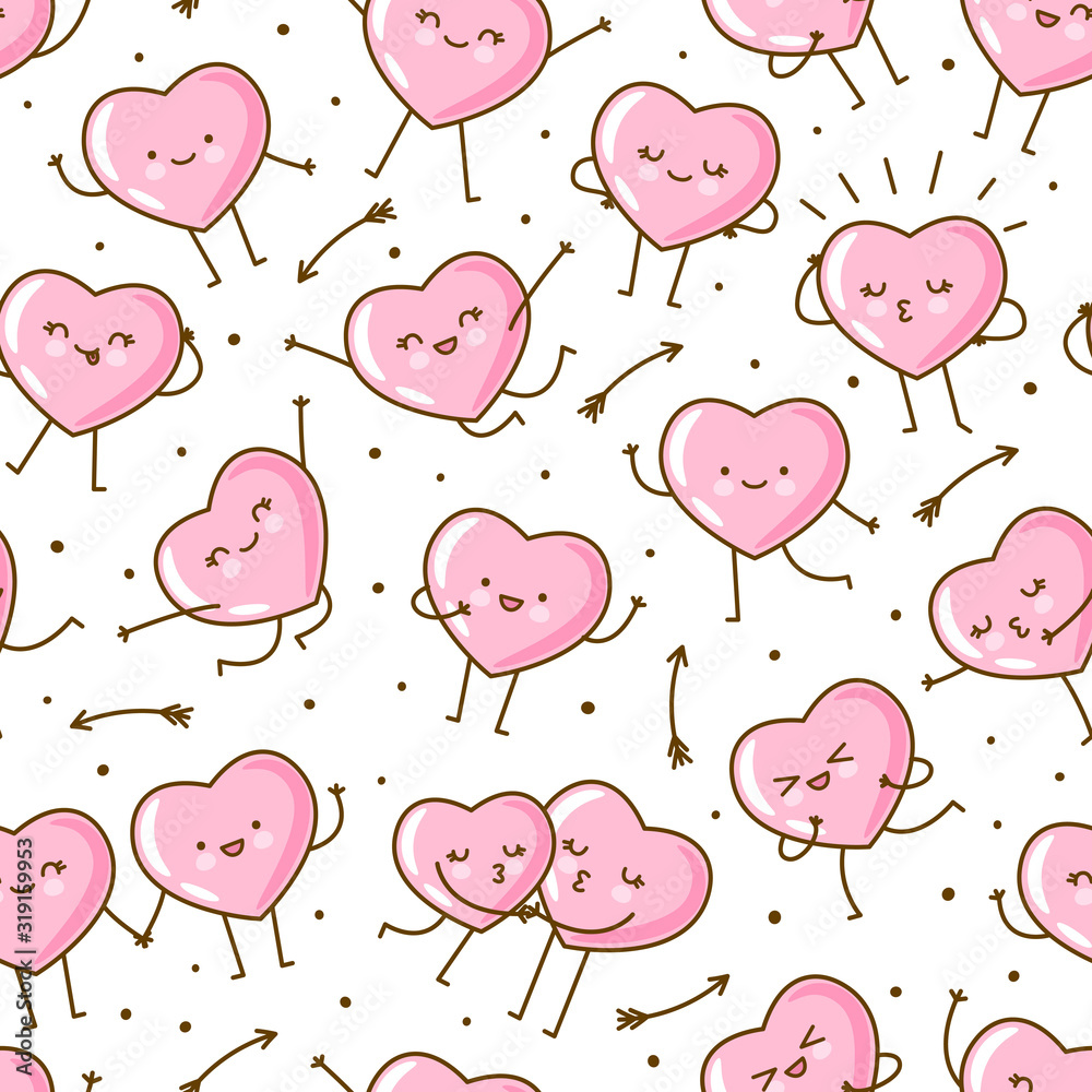 40 Pink Heart with Wings Wallpaper  WallpaperSafari