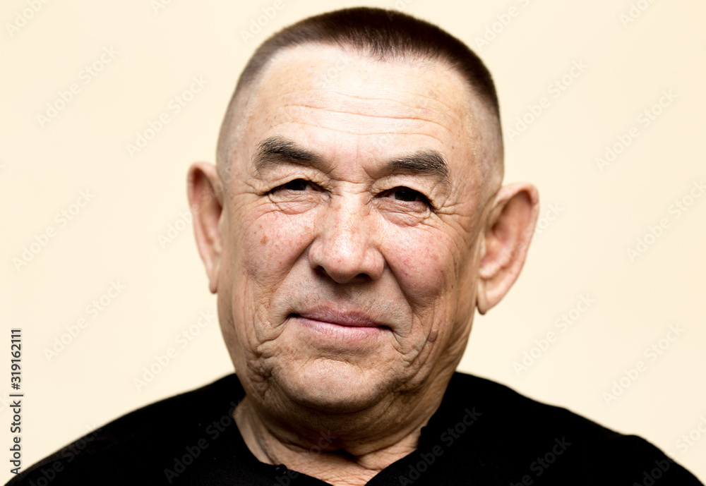 Portrait of an attractive man age with short hair. Portrait of an attractive man age with short hair.