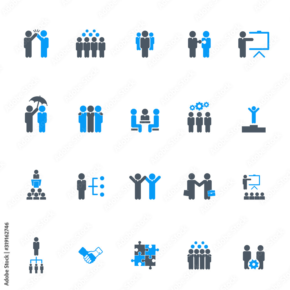 Simple Set of Team Work Related Vector Icons. Contains such Icons as Collaboration, Research, Meeting and more. Simple Set of Team Work Related Vector Icons. Contains such Icons as Collaboration, Research, Meeting and more.