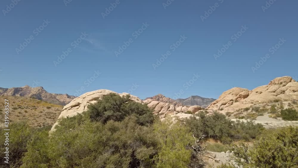 Red Rock Canyon and sandstone peak view in Nevada Red Rock Canyon and sandstone peak view in Nevada