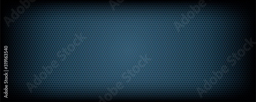 abstract blue hexagonal background