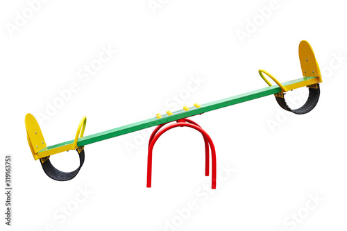 see saw isolated photo
