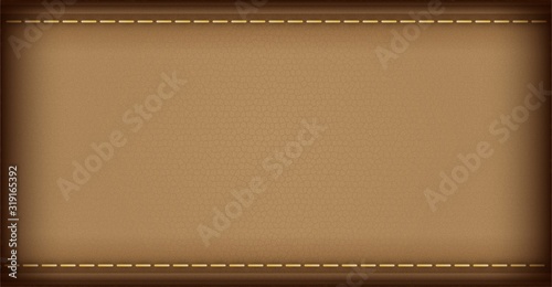 leather label jeans background