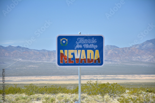 Thanks for visiting Nevada state signboard