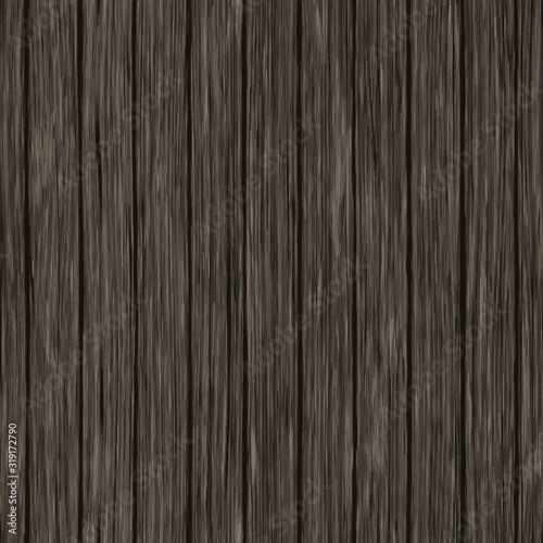 Dark wood texture repeating plank tile textured graphical motif. Seamless repeat vector eps 10 pattern swatch.