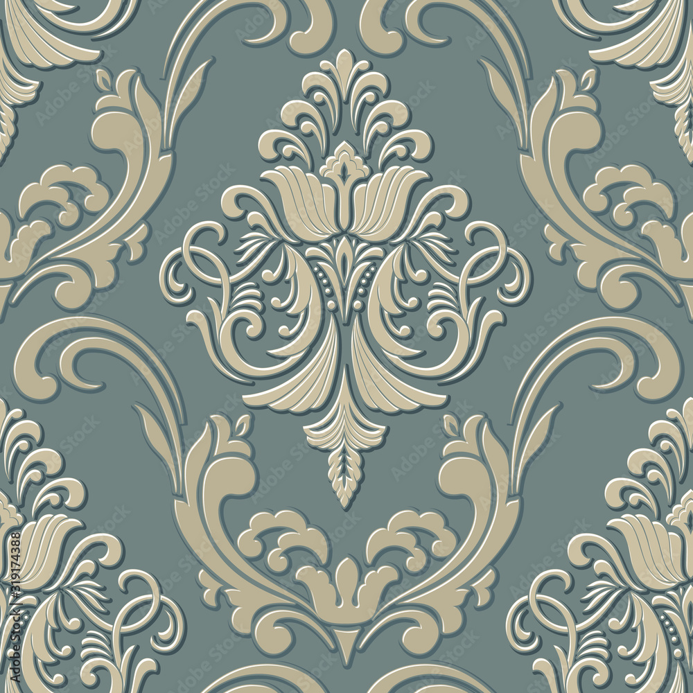 Damask seamless pattern element. Vector classical luxury old fashioned damask ornament, royal victorian seamless texture for wallpapers, textile, wrapping. Vintage exquisite floral baroque template. Damask seamless pattern element. Vector classical luxury old fashioned damask ornament, royal victorian seamless texture for wallpapers, textile, wrapping. Vintage exquisite floral baroque template.
