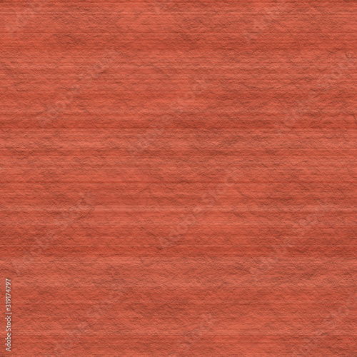 Seamless terracotta texture. Bumpy red clay terra cotta pot baked earth tile. Seamless repeat raster jpg pattern swatch. photo