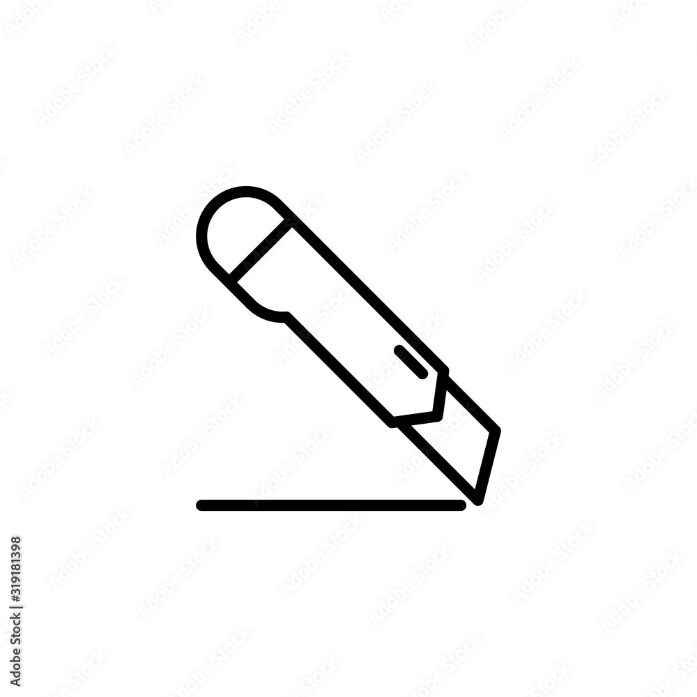 Vector, illustration, cutter icon design Vector, illustration, cutter icon design