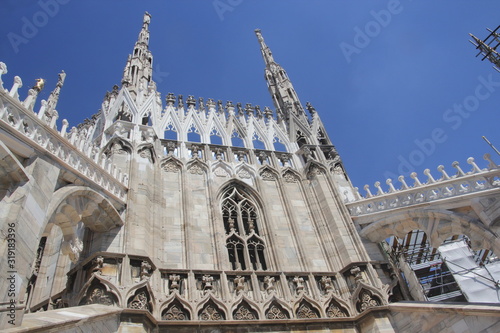 Fragment Cathedral in Milan.