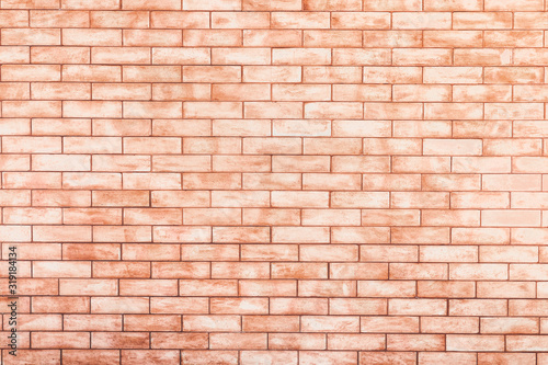 Abstract Background of old vintage brown brick wall texture.